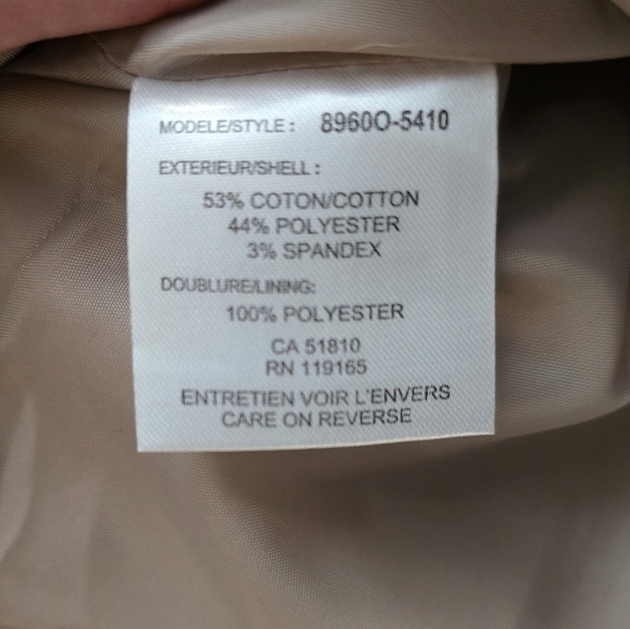 Tribal sleeveless tailored blazer with tie waist Khaki Collared Size 6 Vest - Picture 4 of 4